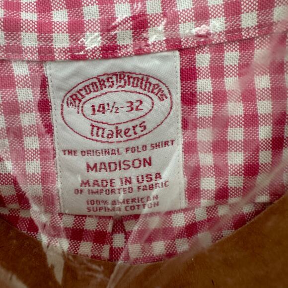 Brooks Brothers Madison Button Down Dress Shirt 14.5-32 - Picture 4 of 4